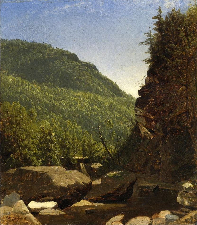 Sanford Robinson Gifford The Top of Kauterskill Falls